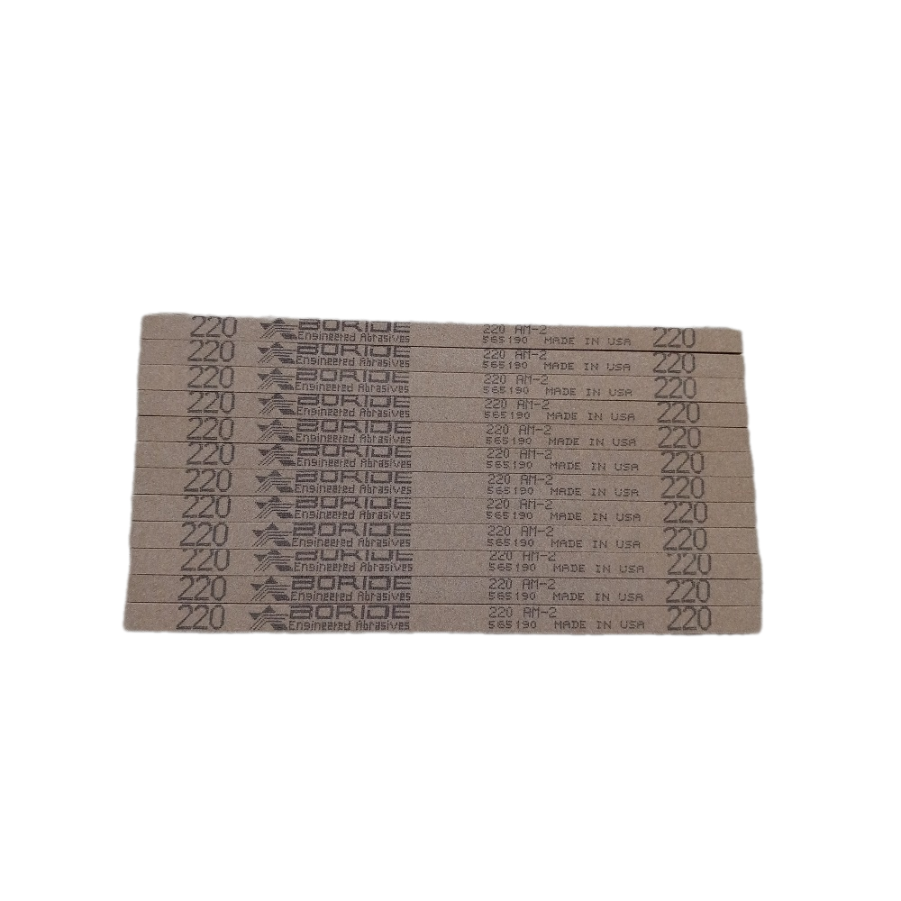 Combo 12pcs Đá đánh bóng Boride AM-2 kích thước 1/4  X 1/4  X 6 grit 220