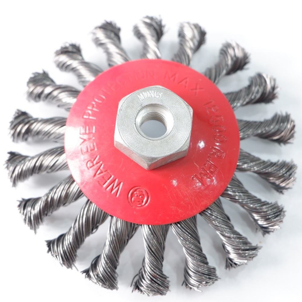 Đĩa cước D100 x 13, M10x1,5 sợi xoắn 0,5mm, T22