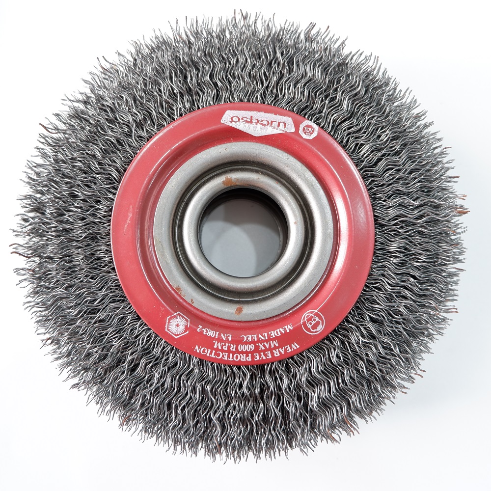 Chổi (Bánh cước) D150x37xD50,8xT29, sợi thép 0,50