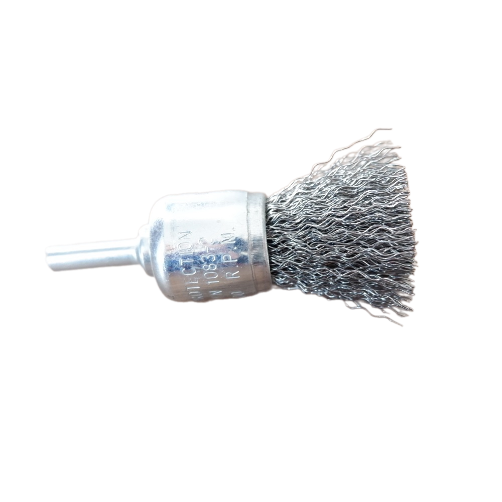Chổi D25, chuôi 6mm, sợi thép 0.3mm, T30